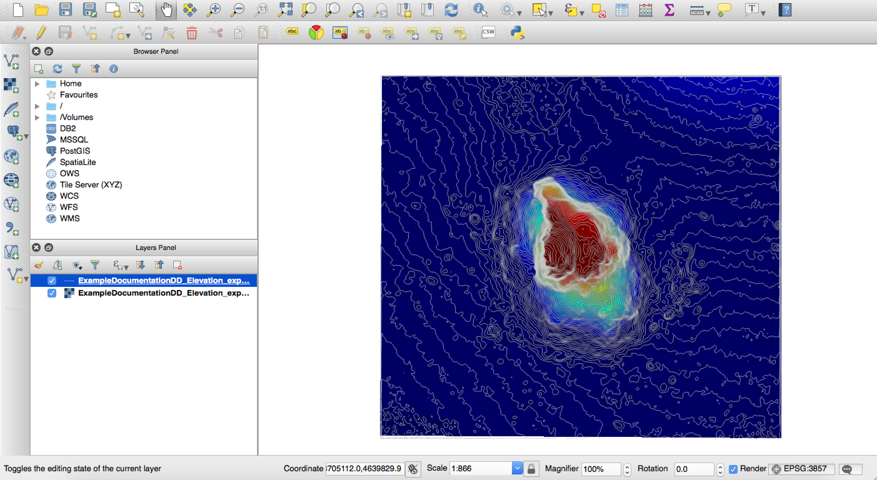 Overlaying Contours in QGIS – DroneDeploy